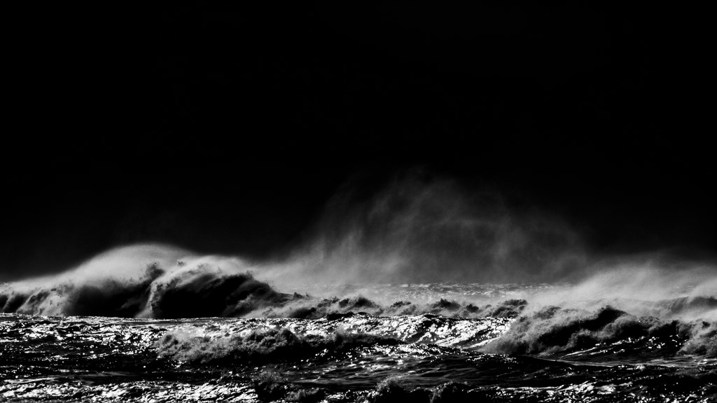OCEAN IN BLACK AND WHITE # 3