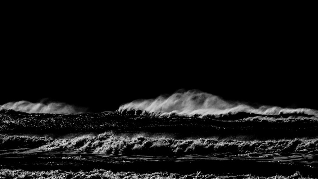 OCEAN IN BLACK AND WHITE # 4