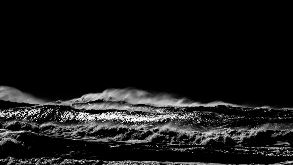 OCEAN IN BLACK AND WHITE # 5